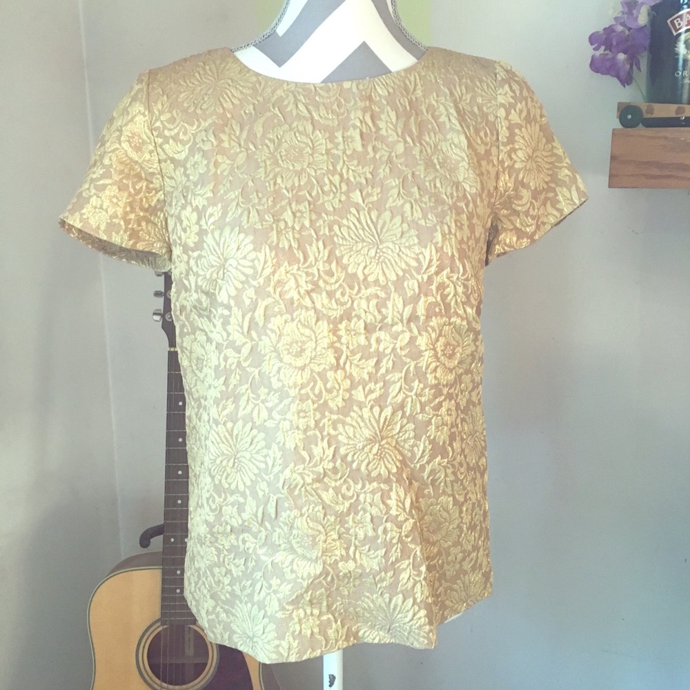 J. Crew Gold Top